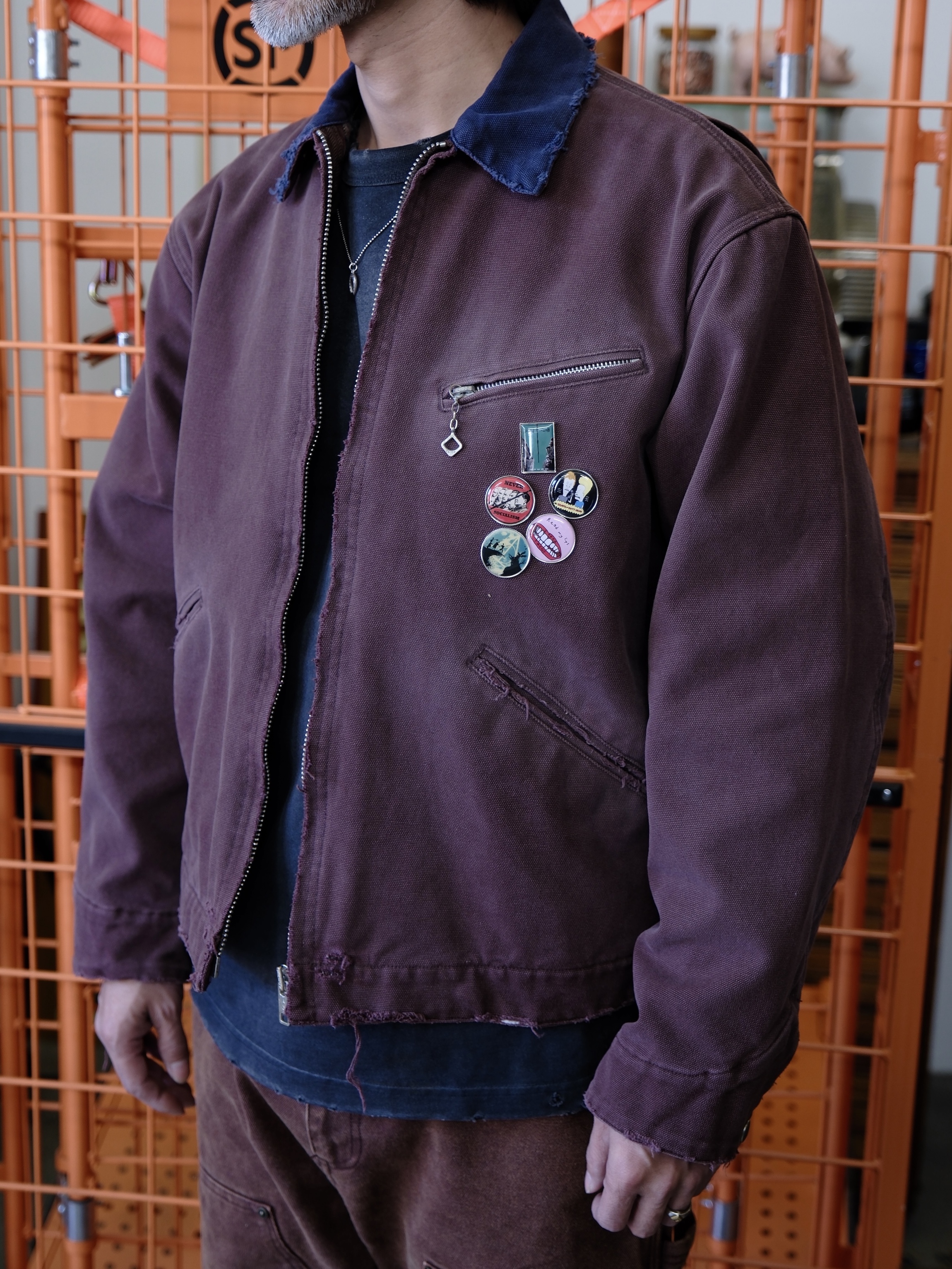 레이버유니온 워싱 자켓코트  LU753