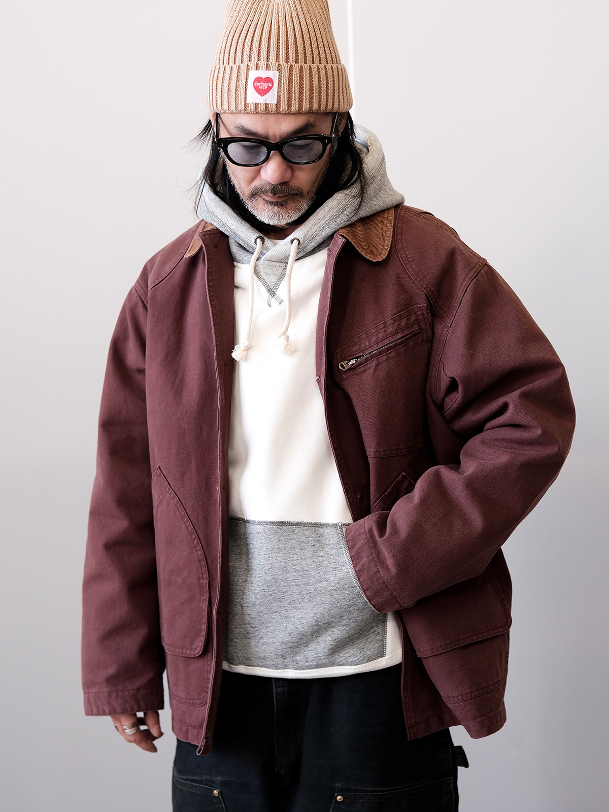 레이버유니온 빈티지 워싱  사파리점퍼 아우터    LU901