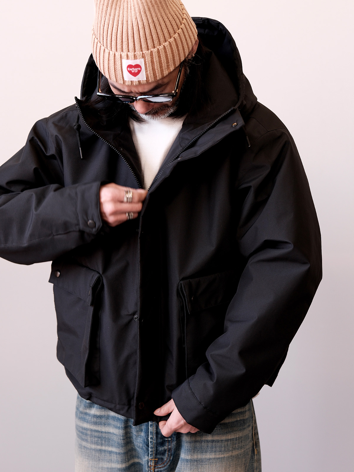 레이버유니온 빈티지스트링 방수기능 집업코트 LU902