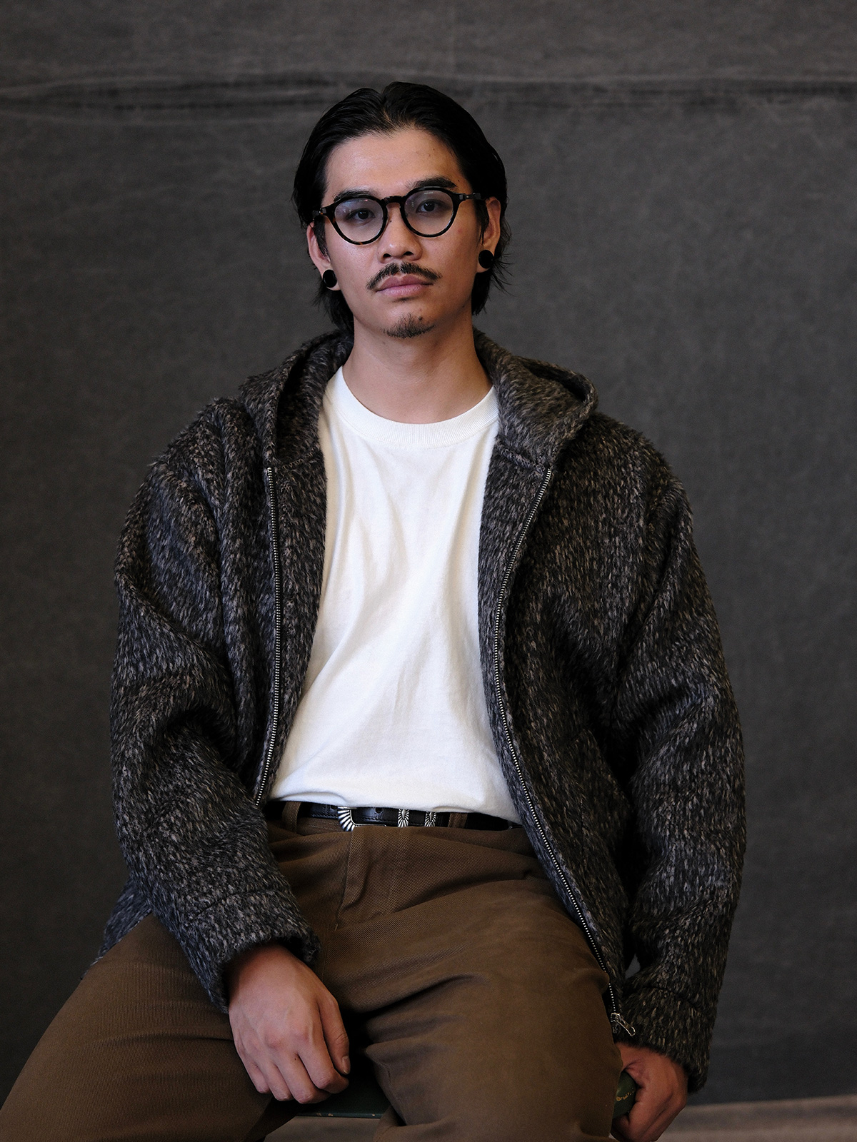 레이버유니온 헤비 울스트링 집업 점퍼 LU875