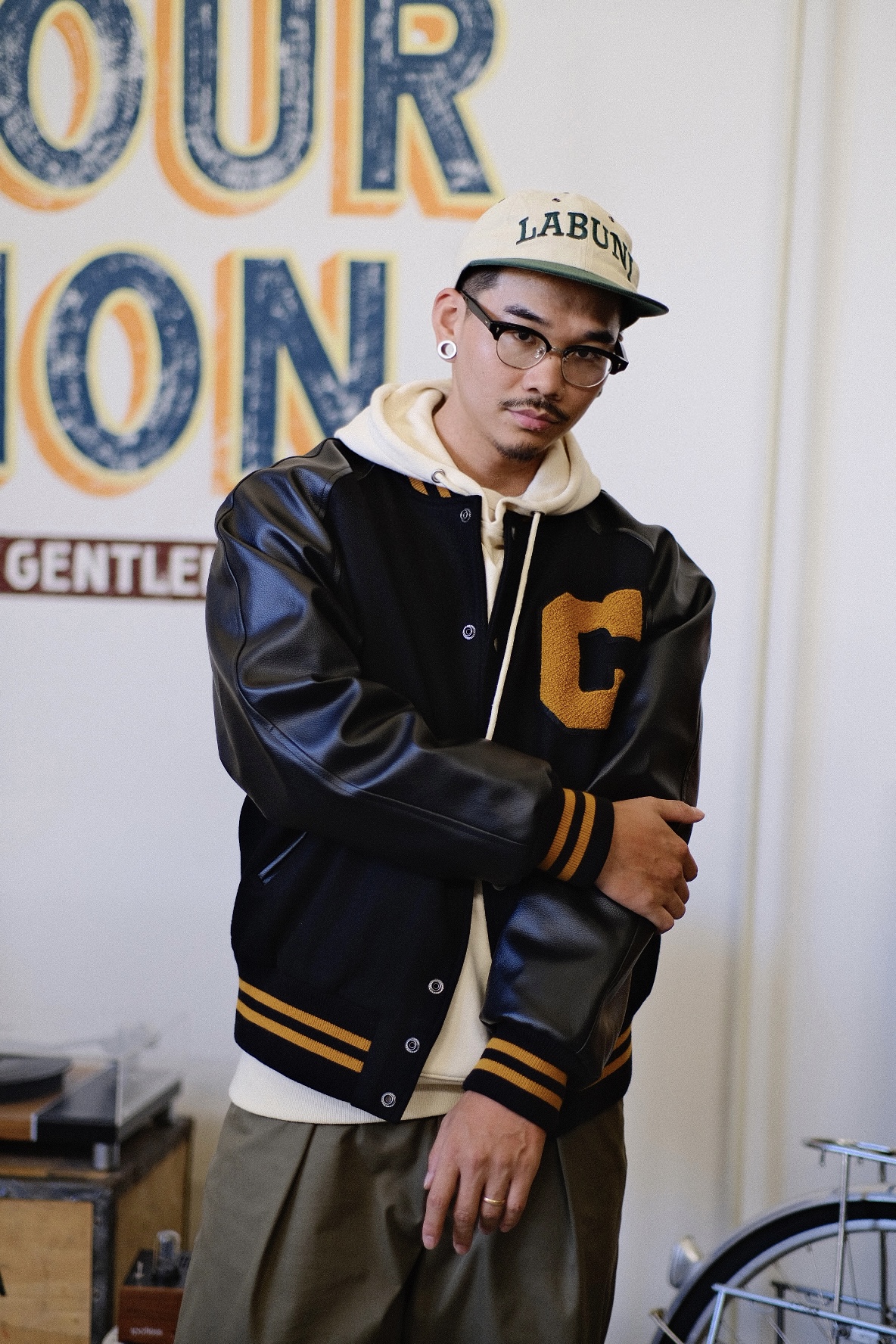 레이버유니온 아이비 헤비 울 야구점퍼 LU645