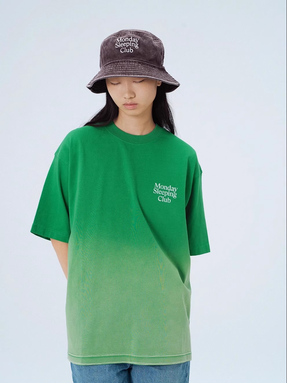 로고 버킷햇