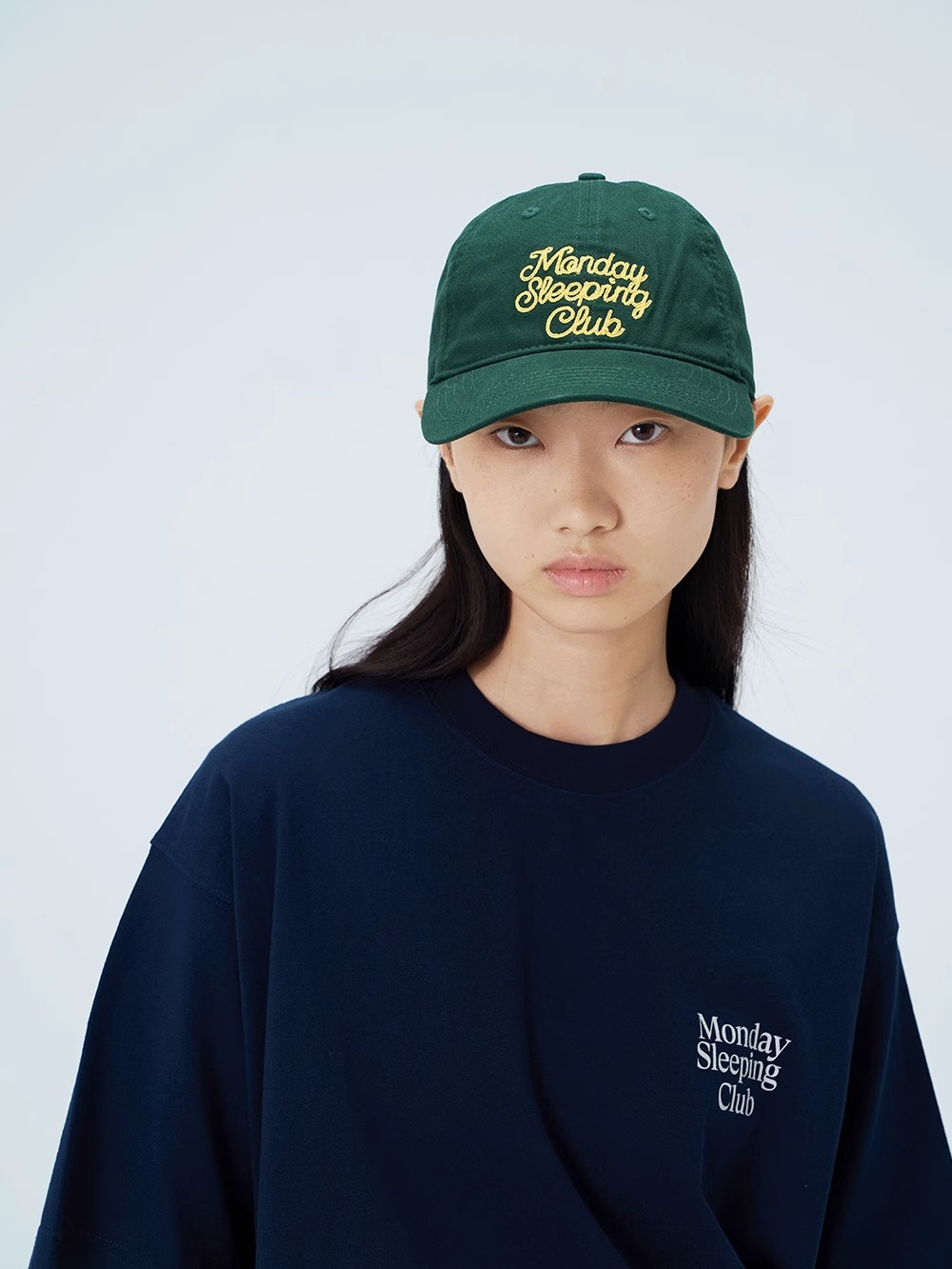 로고 6패널 볼캡