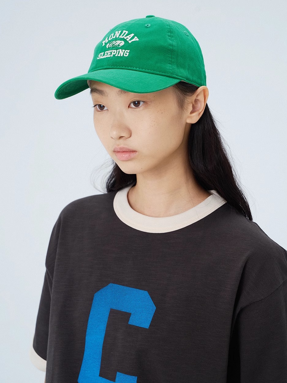 로고 6패널 볼캡