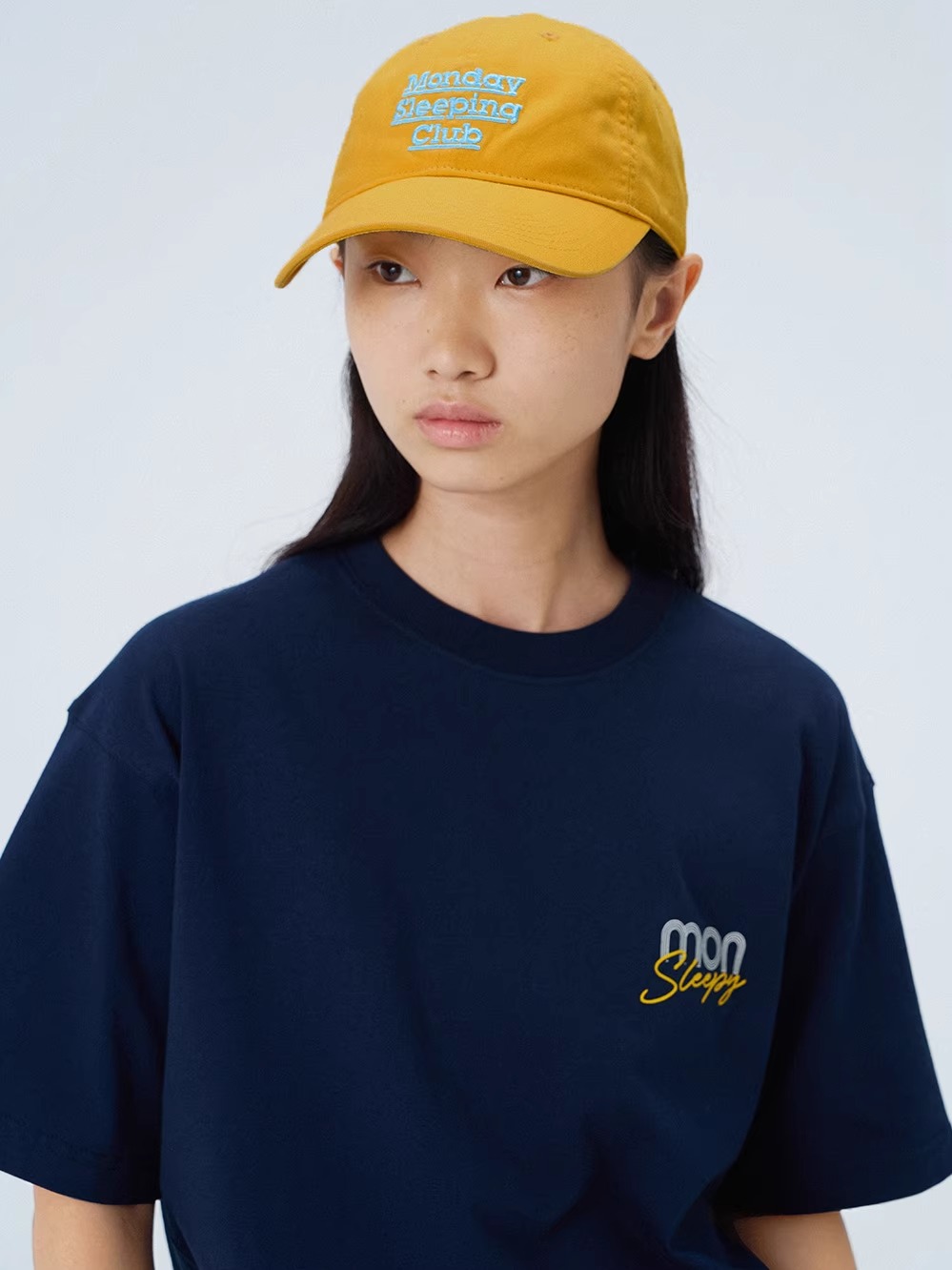 로고 6패널 볼캡