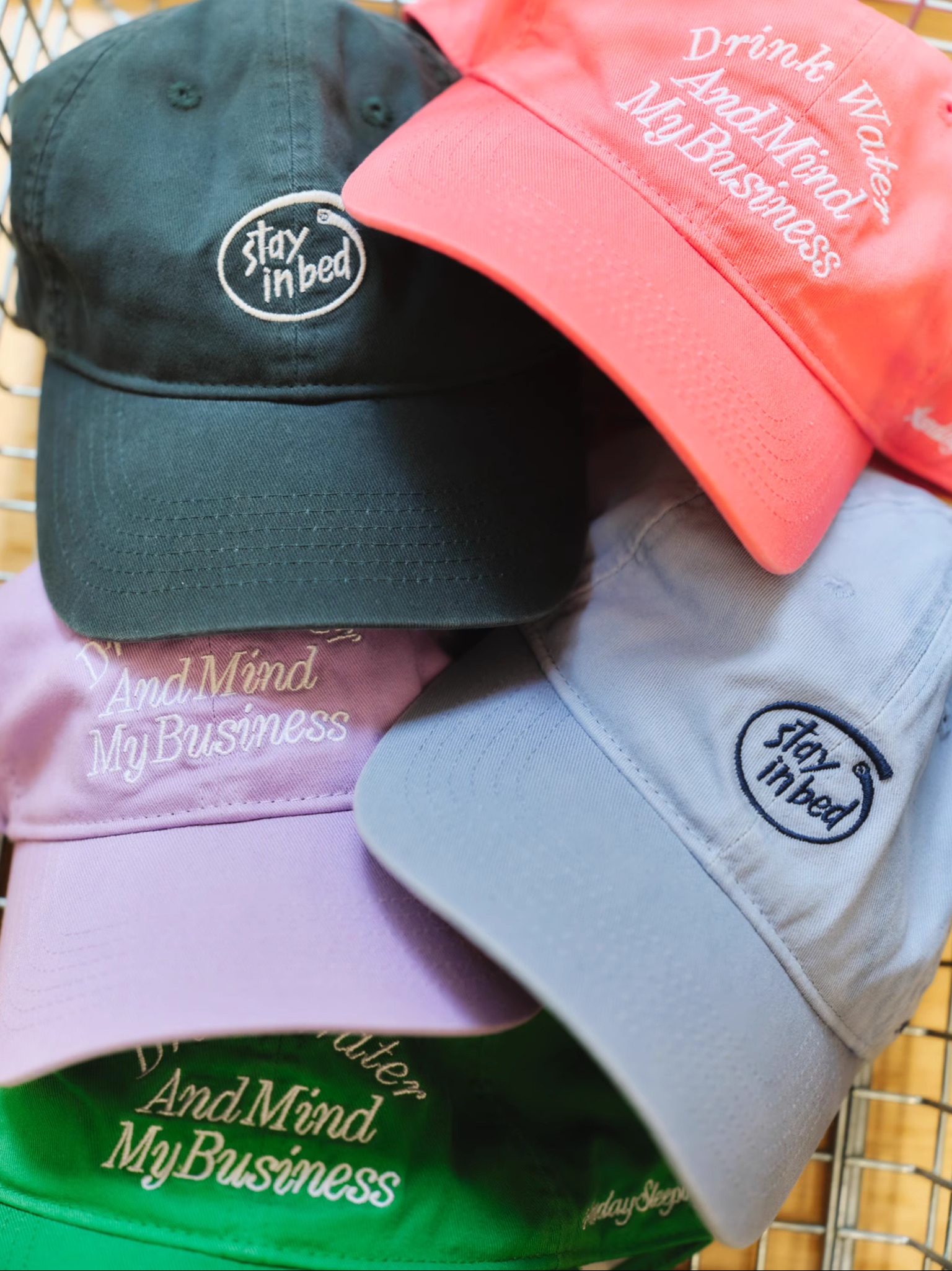 스몰 로고 6패널 볼캡