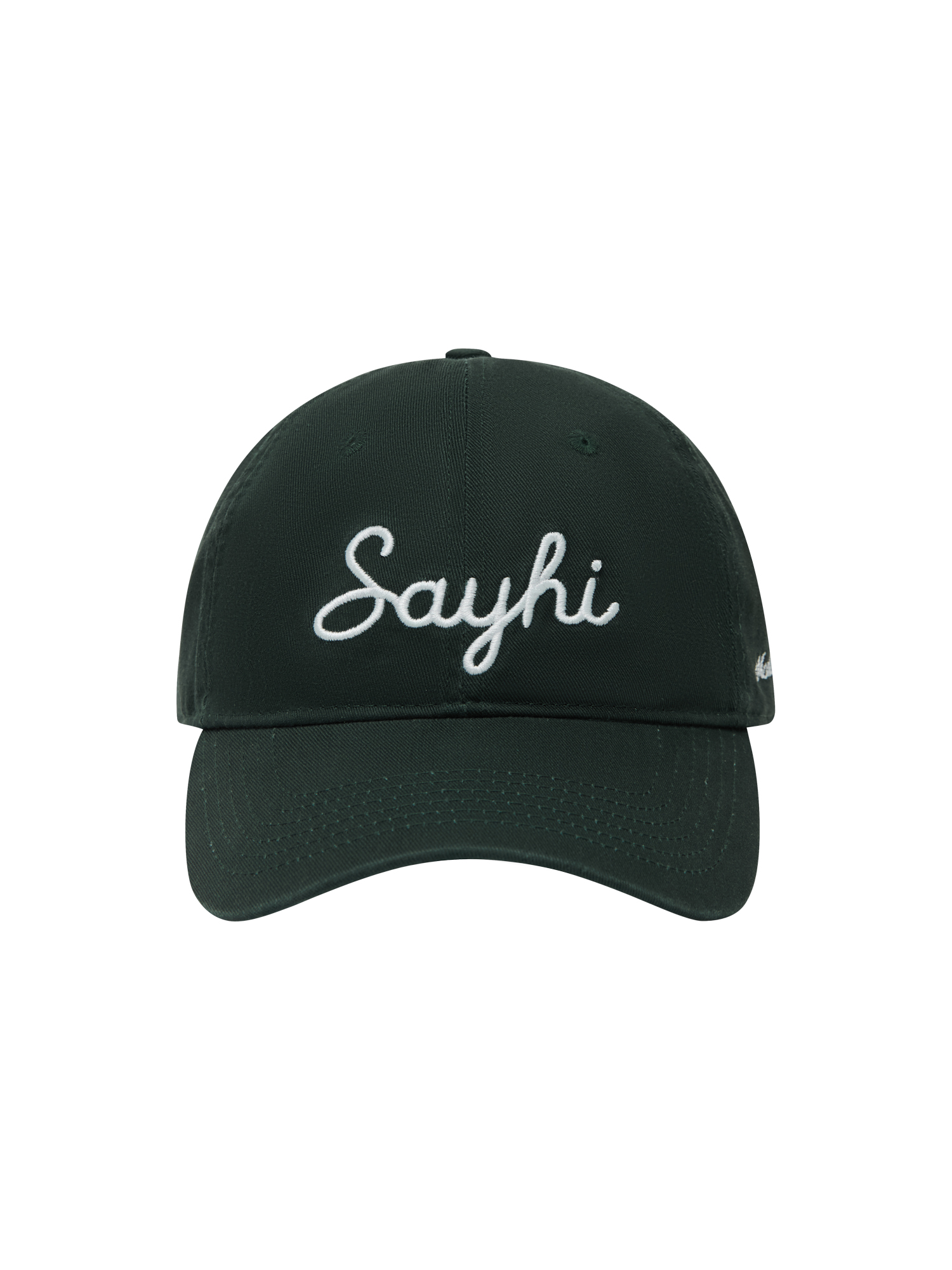 필기체 로고 6패널 볼캡