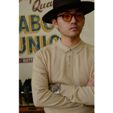 레이버유니온 레트로프렌치 긴팔 니트 폴로 셔츠 LU284