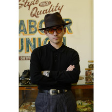 레이버유니온 긴팔 풀오버 니트 폴로셔츠 LU286