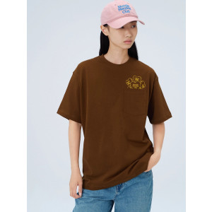 로고 6패널 캔버스 볼캡